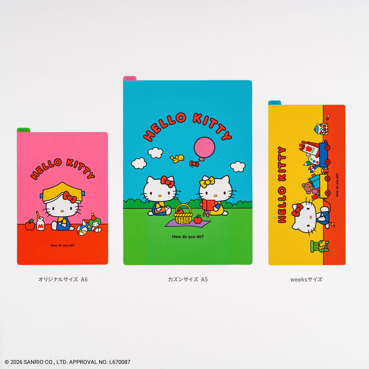ほぼ日手帳2027】ハローキティとコラボ♡レトロかわいい「ハローキティ